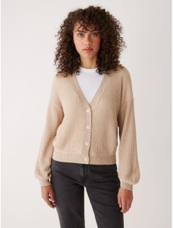 Women's Drop-Shoulder Cardigan Sweater