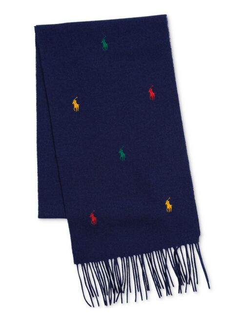 POLO RALPH LAUREN Men's Embroidered Polo Player Scarf