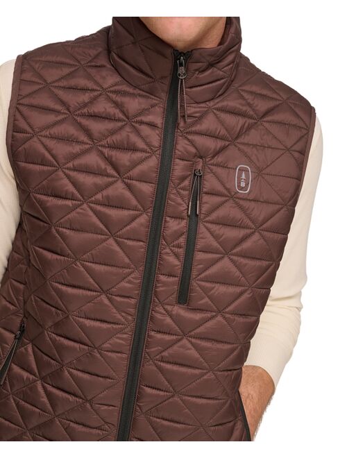 BASS OUTDOOR Men's Delta Diamond Quilted Packable Puffer Vest