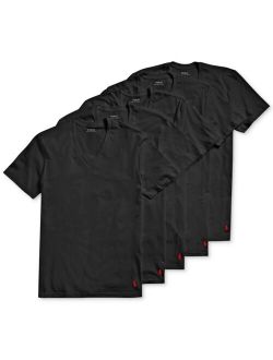 Men's Classic-Fit V-Neck Undershirts, 5-Pack