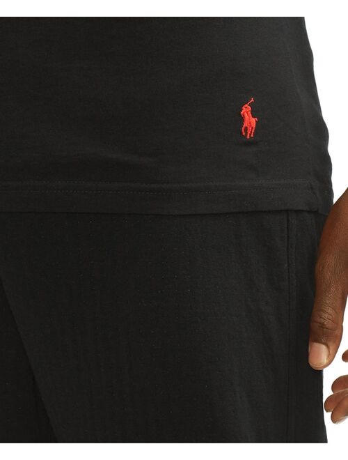 POLO RALPH LAUREN Men's Slim Fit V-Neck Undershirt, 3-Pack
