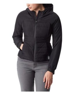 Women's Hooded Long-Sleeve Zip-Front Jacket