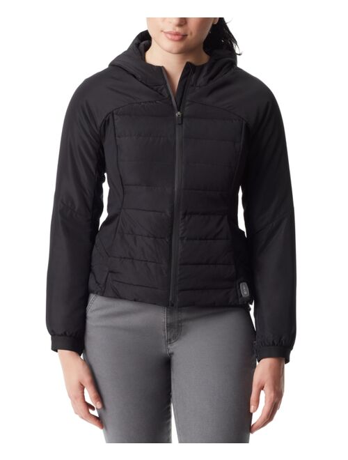 BASS OUTDOOR Women's Hooded Long-Sleeve Zip-Front Jacket