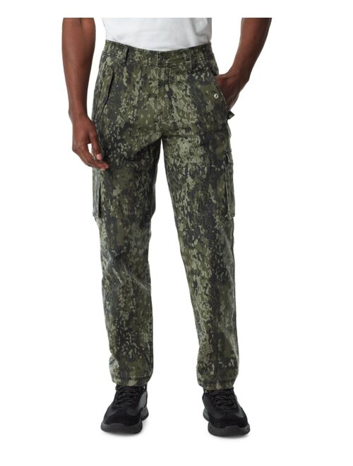 BASS OUTDOOR Men's Tapered-Fit Camo Force Cargo Pants