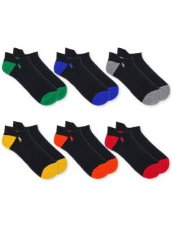 Men's 6-Pk. Performance Tipped Low Cut Socks