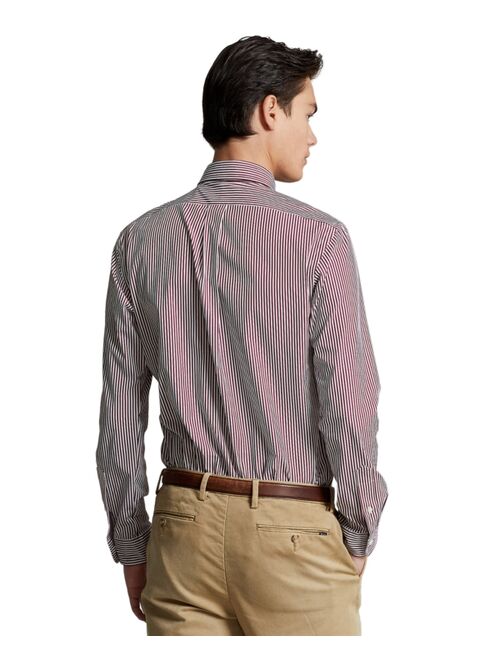 POLO RALPH LAUREN Men's Slim Fit Striped Stretch Poplin Shirt