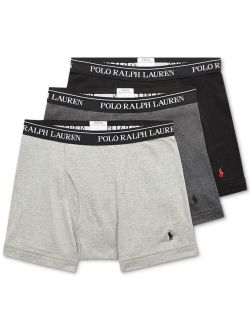 Men's 3-Pack Big & Tall Cotton Boxer Briefs