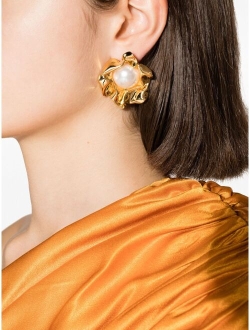 Sterling King Titania flower earrings