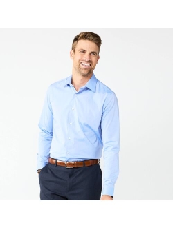Premier Flex Solid Regular-Fit Wrinkle Resistant Dress Shirt