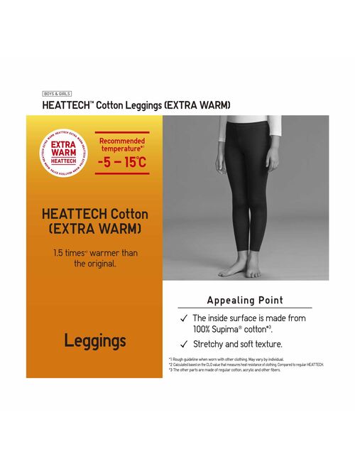 UNIQLO HEATTECH Cotton Leggings (Extra Warm)