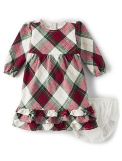 Baby Girls' One Size and Newborn Long Sleeve Dresses Seasonal