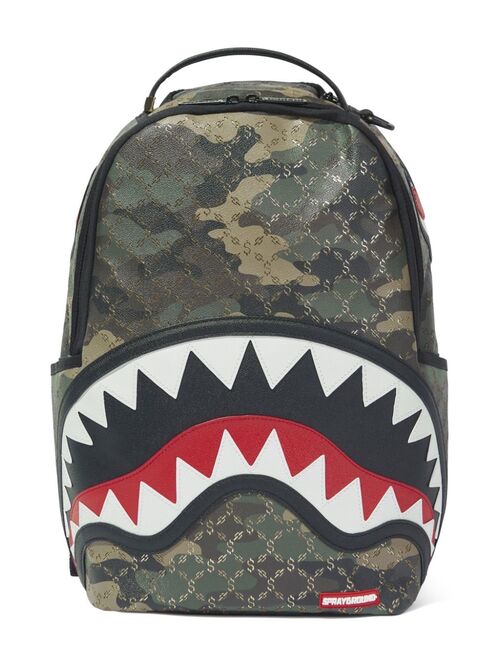 sprayground kid Lasers Blazin camouflage-pattern backpack