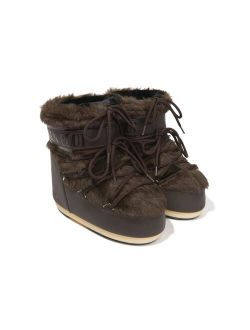 Moon Boot Kids faux-fur water-repellent boots