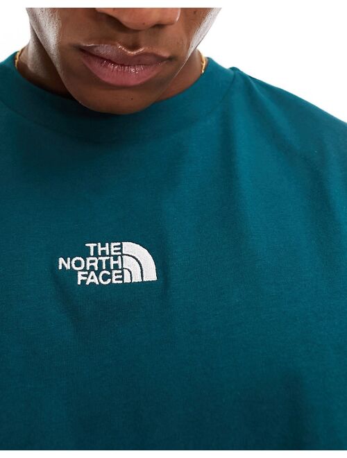 The North Face oversized T-shirt in turquoise