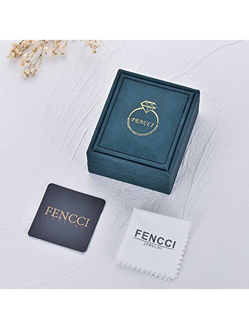 FENCCI 14K Gold Heart Necklace for Women, Gold Heart Pendant Necklace Classic Fine Jewelry Anniversary Birthday Christmas Gifts for Women Girls Mom Wife Girlfriend Her, 1