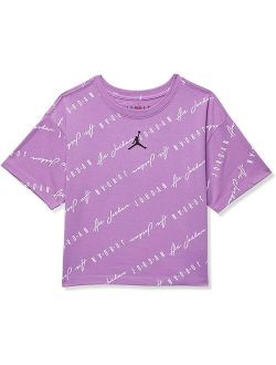 Jordan Kids Essentials All Over Print Short Sleeve Tee (Little Kids/Big Kids)
