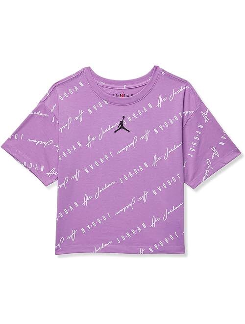Jordan Kids Essentials All Over Print Short Sleeve Tee (Little Kids/Big Kids)