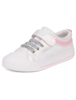 ToandonToddler Kids Sneakers Sparkle Fashion Glitter Sequins Canvas Shoes