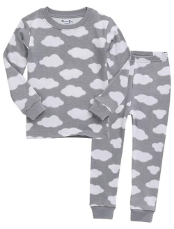 VAENAIT BABY 6M-12Y Kids Unisex Girls & Boys Soft Comfy Modal Tencel Shirring Sleepwear Pajamas 2pcs/4pcs Set