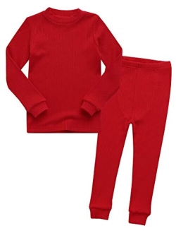VAENAIT BABY 6M-12Y Kids Unisex Girls & Boys Soft Comfy Modal Tencel Shirring Sleepwear Pajamas 2pcs/4pcs Set