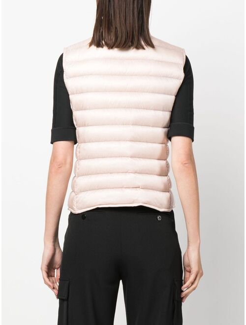 Moncler Liane logo-patch vest