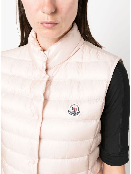 Moncler Liane logo-patch vest