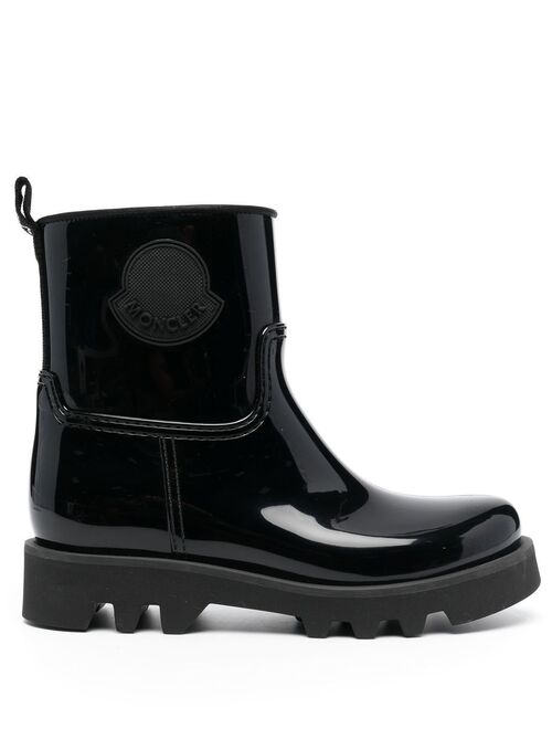 Moncler high-shine ankle boots