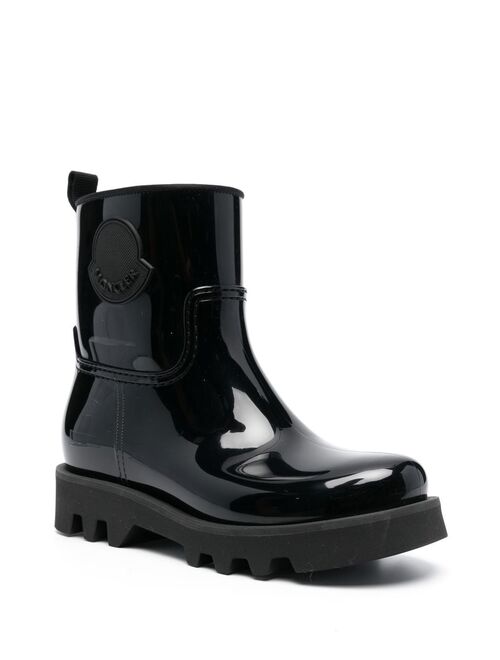 Moncler high-shine ankle boots