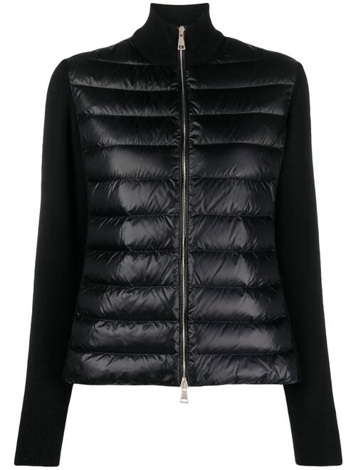 Moncler quilted padded cardigan