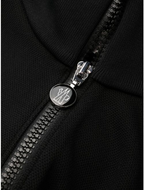 Moncler zipped short-sleeved minidress