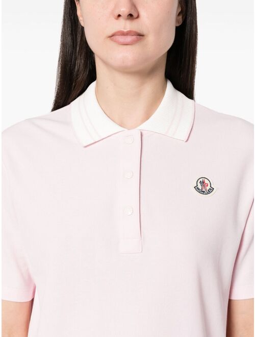 Moncler logo-appliqu polo shirt