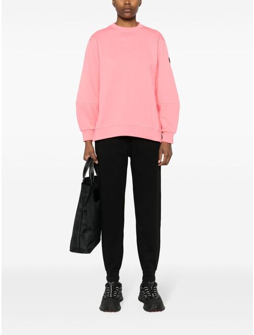 Moncler embossed-logo cotton sweatshirt