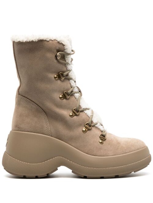 Moncler Resile Trek suede boots