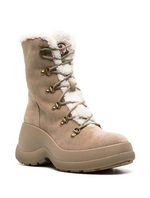 Moncler Resile Trek suede boots