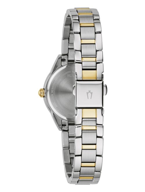 BULOVA Women's Sutton Two-Tone Stainless Steel Bracelet Watch 28mm