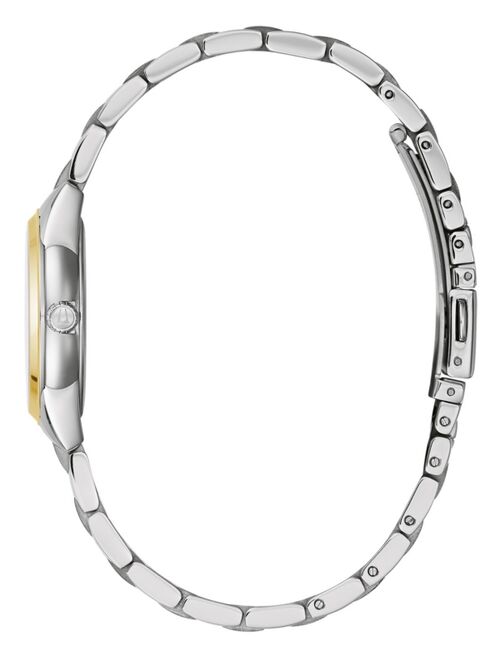 BULOVA Women's Sutton Two-Tone Stainless Steel Bracelet Watch 28mm