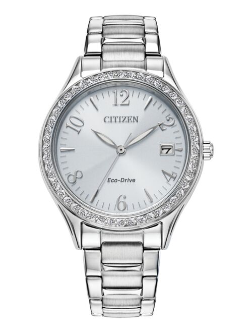 CITIZEN Women's Eco Drive Classic Stainless Steel Bracelet Watch 34mm