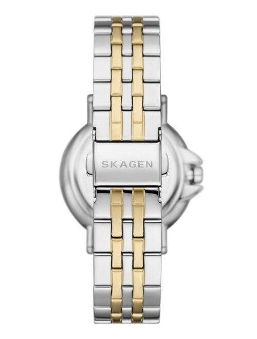SKAGEN Women's Signatur Sport Lille Three Hand Date Two-Tone Stainless Steel Watch 34mm