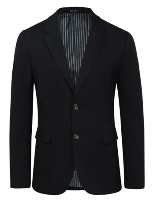 GRACE KARIN Casual Blazer for Men Slim Fit Mens Suit Jacket Lightweight Sport Coat Two Button