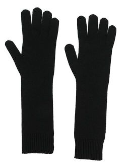 long wool gloves