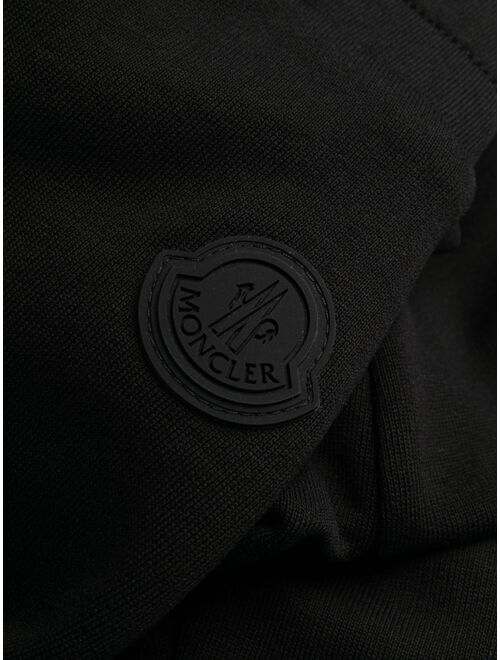 Moncler logo-print cotton track pants