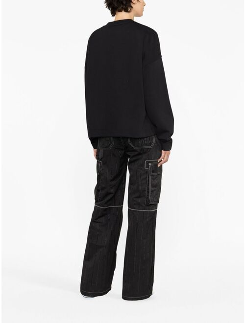 Moncler logo-appliqu sweatshirt