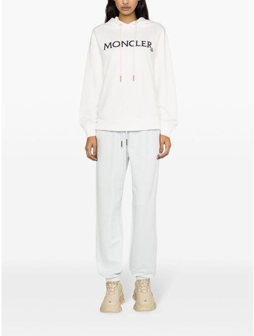 Moncler mid-rise logo-patch track pants
