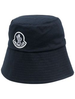 embroidered-logo bucket hat