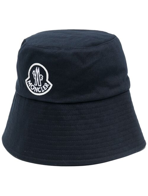 Moncler embroidered-logo bucket hat