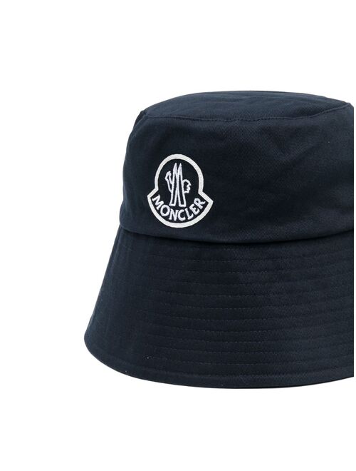Moncler embroidered-logo bucket hat