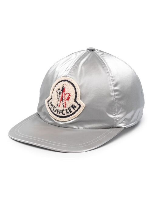 Moncler logo-patch panelled baseball cap