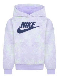 Toddler Girls Fleece Printed Pullover Hoodie
