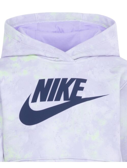 NIKE Toddler Girls Fleece Printed Pullover Hoodie