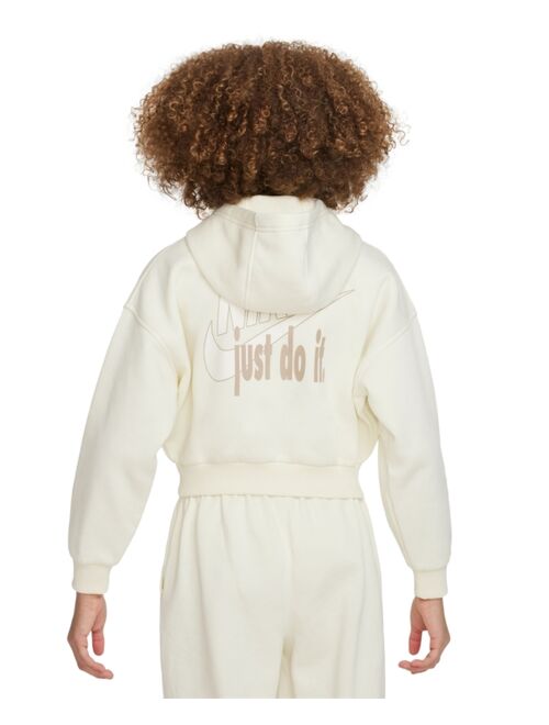 NIKE Sportswear Big Girls Club Fleece Oversized Hoodie